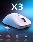 ATTACK SHARK X3 Wireless Gaming Mouse,49g Ergonomic PC