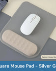 Gradient Color Mouse Pad With Wrist Rest, Wrist Support Pad
