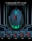 Redragon M908 RGB Backlight LED USB Wired Gaming Mouse