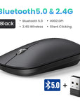 Mouse 4000 DPI Wireless Mice 40db Silent Click For MacBook