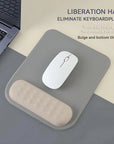 Gradient Color Mouse Pad With Wrist Rest, Wrist Support Pad
