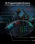 Redragon M908 RGB Backlight LED USB Wired Gaming Mouse