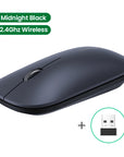 Mouse 4000 DPI Wireless Mice 40db Silent Click For MacBook