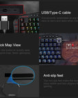 REDRAGON DITI ELITE K585 RGB 42 Key 2.4Ghz Wireless One-handed