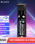 Western Digital SN850X 1TB 2TB 4TB WD_BLACK M.2