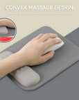 Gradient Color Mouse Pad With Wrist Rest, Wrist Support Pad