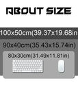 Gaming Mousepads Mousepad Geometric Large Mouse