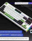 AULA F87 Pro Mechanical Keyboard 2.4g/Usb/Bluetooth
