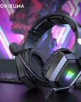 ONIKUMA K8 Gaming Headphones with Flexible HD