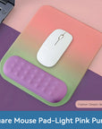 Gradient Color Mouse Pad With Wrist Rest, Wrist Support Pad