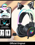 ONIKUMA RGB Gaming Headphones with HD Flexible Mic 3.5mm