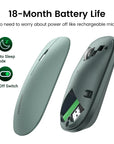 Mouse 4000 DPI Wireless Mice 40db Silent Click For MacBook