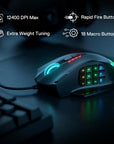 Redragon M908 RGB Backlight LED USB Wired Gaming Mouse