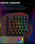 REDRAGON DITI ELITE K585 RGB 42 Key 2.4Ghz Wireless One-handed