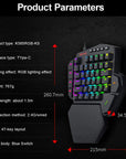 REDRAGON DITI ELITE K585 RGB 42 Key 2.4Ghz Wireless One-handed