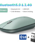 Mouse 4000 DPI Wireless Mice 40db Silent Click For MacBook