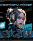 ONIKUMA GT808 2.4GHz Wireless Gaming Headset Noise Cancelling
